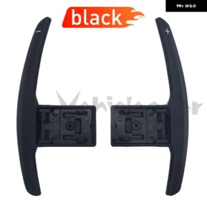 車用パドル シフター ギア シフト シフター BMW M3 M4 M5 F10 F20 F30 F80 F48 F45 F02 I01 I12 ステアリングホイール 延長 アクセサリー - black