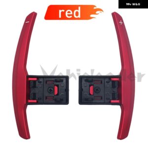 車用パドル シフター ギア シフト シフター BMW M3 M4 M5 F10 F20 F30 F80 F48 F45 F02 I01 I12 ステアリングホイール 延長 アクセサリー - Red