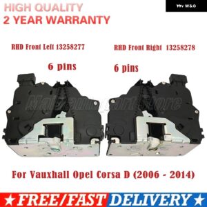 RHD ドアロック アクチュエーター セントラ ルロック フロント右/左 13258277 VAUXHALL CORSA D 2006-2014 MERIVA B 2010-2017 13258278 - RHD Front L R