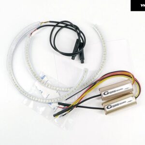 スバル インプレッサ XV クロストレック GJ GP Cライト ハロー スイッチバック ウィンカー デイライト LED エンジェルアイキット カーアクセサリー - Option 1