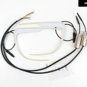 スバル インプレッサ XV クロストレック GJ GP Cライト ハロー スイッチバック ウィンカー デイライト LED エンジェルアイキット カーアクセサリー - Option 2