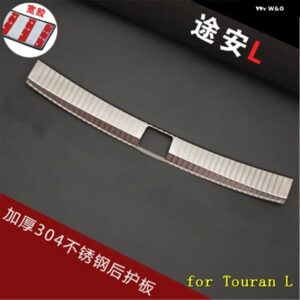 ステンレス リア バンパー プロテクター シル トランク トレッドプレート トリム VW/ フォルクスワーゲン トゥーラン 2016 2017 2017 - 20 - Internal Silver