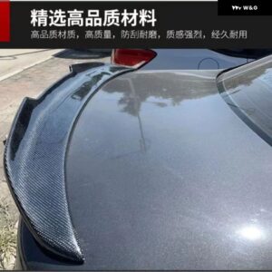 M4 スタイル リアスポイラー BMW 5シリーズE60車リア トランク スポイラー スプリッターテールウィング5シリーズ520I 525I 530I 530D 2004-2010 - Carbon Fiber