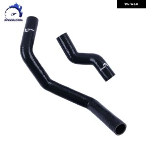1993-1998 日産 シルビア 200SX 240SX S13 S14 S15 SR20DET シリコン ラジエーター クーラント パイプ チューブ ホースキット - black