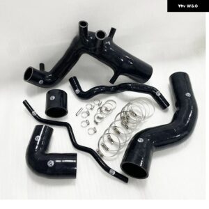 ターボ シリコン インタークーラー ターボブースト ホース キット 96-05 アウディ A3 TT MK1 1.8T 180PS VW ゴルフ ジェッタ ボラ GTI MK4 PQ34 1.8T - K8-002-69 Black