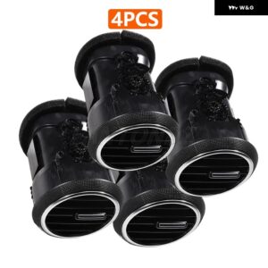 1/2/4PCS アウディ A3 8P S3 2004-2013 ダッシュボード エアベンチレーション 8P0820901 8P0820901A フロントダッシュ エアベント アウトレット ACヒート - 4pcs