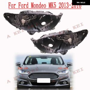 フォード モンデオ フュージョン MK5 2013 - 16 カーライト リアベースハウス フロント ヘッドライト バック ハウジング - Pair HID