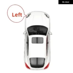 BMW MINI COUNTRYMAN COOPER F60 2017-2022 車用フロント ヘッドランプ カバー 防水 クリア ヘッドライト レンズ - 1pcs Left light