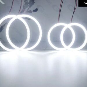 フォルクスワーゲン VW ゴルフ MK4 R32 GTI VR6 カブリオ A4 超高輝度デイライト ウィンカー SMD LED エンジェルアイキット ハローリング - White Only