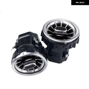 メルセデス ベンツ V クラス ヴィト ビアノ ヴァレンテ メトリス W447 コンソール エアコン ACベント アウトレット ターボ スタイル ベース付き 交換用 4個 - 2PCS