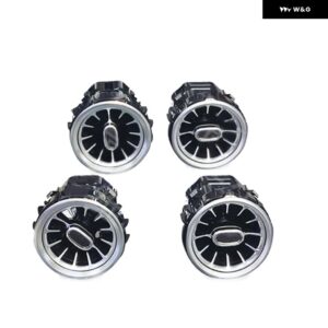 メルセデス ベンツ V クラス ヴィト ビアノ ヴァレンテ メトリス W447 コンソール エアコン ACベント アウトレット ターボ スタイル ベース付き 交換用 4個 - 4pcs