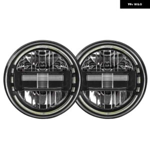 7インチ LED ヘッドライト アセンブリ ホール DRL ハイロービーム 4インチ フォグライトセット ジープ ラングラー JK 2007-2018 LJ CJ TJ 97-18 - JK Headlight4