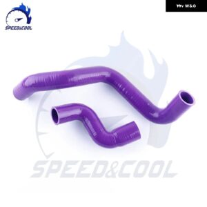1990-1995年式 日産 パルサー N14 GTI-R RNN14 SR20DET 車用シリコン ラジエーター クーラント パイプ チューブ ホースキット - Purple