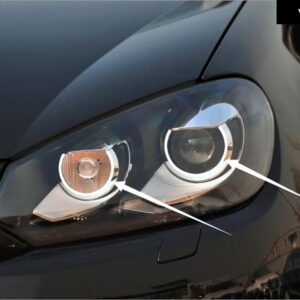 フォルクスワーゲン VW ゴルフ GTI MK VI 6 MK6 RFリモートBLUETOOTH対応アプリ超高輝度マルチカラーRGB LEDエンジェルアイハローリング - Xenon HD 1