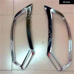 ABSメッキフロント+リア ヘッドライト ランプカバー 装飾 トリム 日産 X-TRAIL X TRAIL T32 2014-2016カー スタイリング - 1