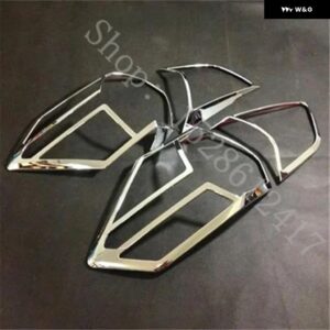 ABSメッキフロント+リア ヘッドライト ランプカバー 装飾 トリム 日産 X-TRAIL X TRAIL T32 2014-2016カー スタイリング - 2