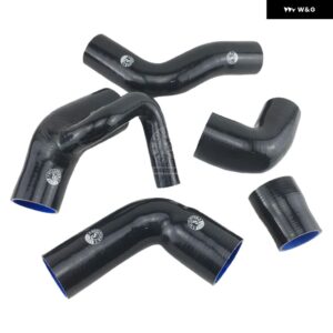 シリコンブーストターボホースキット ボルボ 850 T-5/T-5R 1993-1997 S70/V70 T5 2.3L - K8-157 BLACK