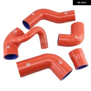 シリコンブーストターボホースキット ボルボ 850 T-5/T-5R 1993-1997 S70/V70 T5 2.3L - K8-157 RED