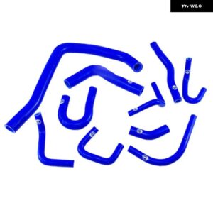 シリコン ラジエーター ホースキット 88-91 ホンダ シビック /CRX EE EF / CR-X ベース/DX/ HF/SI 10個 レッド/ブルー/ブラック - k8-1331 BLUE