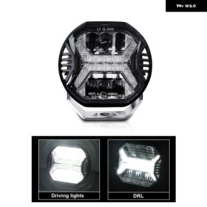 4インチLED作業灯バー 運転灯 ジープ オフロード トラック 4X4 SUV ATV 車用スポットライト 補助灯 12/24V ヘッドライト - 1pcs White DRL