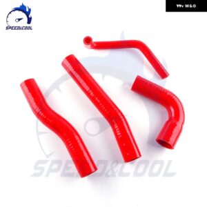 1989-1997 トヨタ ハイラックス RN105 RN106 RN111 RN130 22R シリコン ラジエーター ホースキット - Red