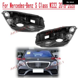 メルセデス ベンツ S クラス W222 2018 2019 2020 カーライト リアベースハウス フロント ヘッドライト バック ハウジング - 2pcs pair light