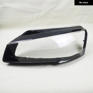 アウディ A8 D5 2014-2017 車用 ヘッドライト レンズ カバー ランプシェード ヘッドランプ シェル クリア - Left Side