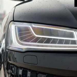 アウディ A8 D5 2014-2017 車用 ヘッドライト レンズ カバー ランプシェード ヘッドランプ シェル クリア - Right Side