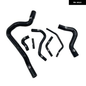 シリコンブーストターボホースキット ボルボ 850 T-5/T-5R 1993-1997 S70/V70 T5 2.3L シリコン ラジエーター クーラント パイプ チューブ ホースキット - K8-012-016 Black