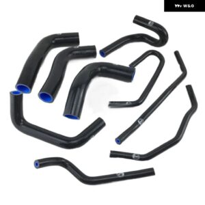 シリコン ラジエーター ホースキット マツダ ミアータ MX5 1.8L 94-97 レッド/ブルー/ブラック - K8-49 Black