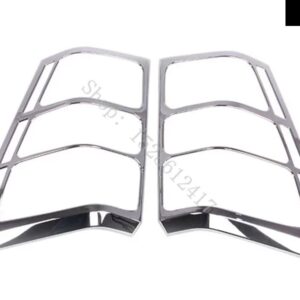 ABSクローム フロントリア ヘッドライト ランプカバー トリム カーアクセサリー ステッカー スズキ グランドビターラ2005-2015 - Rear 2PCS