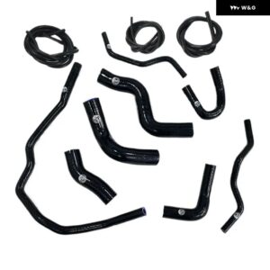 ゴルフ GTI MK5 MKV 2.0 TFSI ターボ シリコン ラジエーター クーラントヒーターホースキット - K8-117-118-V Black