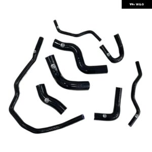 ゴルフ GTI MK5 MKV 2.0 TFSI ターボ シリコン ラジエーター クーラントヒーターホースキット - K8-117-118 Black