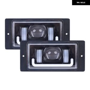 VAZ 2110-2114 フロント フォグランプ ウィンカー付き デイタイム ランニングライト LADA NIVA URBAN 4X4 アルミLEDドライビングカーライト - Type B