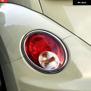 VW ビートル 2005-2010 ランプ カー ヘッドライト カバー レンズ シェル リング トリム ステッカー - rear light