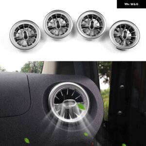 ベンツ V クラス ヴィト ビアノ ヴァレンテ メトリス W447 2015-2019 インテリア フロント ダッシュボード エアコン ACベント アウトレット ターボ トリム - 2PCS