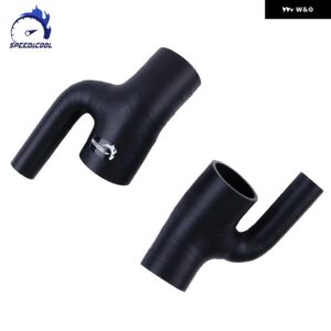 1998-2005 アウディ S4 RS4 BITURBO A6 B5 2.7T BI-TURBO シリコンインテークインレットホース パイプ キット - Matt Black