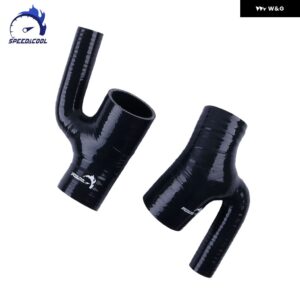 1998-2005 アウディ S4 RS4 BITURBO A6 B5 2.7T BI-TURBO シリコンインテークインレットホース パイプ キット - black