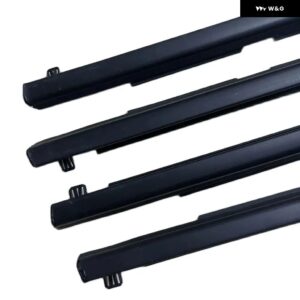 車窓用ウェザーストリップシールベルト トリム シーリングストリップ マツダ 6 2004-2012 マツダ 3 2004-2009 ゴム製 アウター ウィンドウガラスシール - Mazda 6