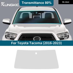 プレカット車サイドウィンドウプライバシーティントフィルム トヨタ タコマ2016-2023オート ステッカー ホイルソーラーUV プロテクター ミラー - 80Percent VLT Front