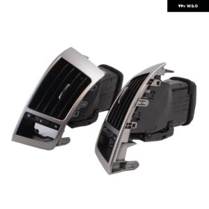 トヨタ ランドクルーザー 200 LC200 2008-2015 センターダッシュ エアベント パネル 用カー エアコン アウトレット エアコン ベント グリル - Silver