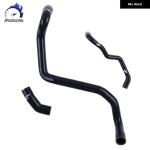 1999-2006 アウディ TT 1.8T 2000 - 05 車用シリコン ラジエーター クーラント パイプ チューブ ホースキット 8L9121053A - black