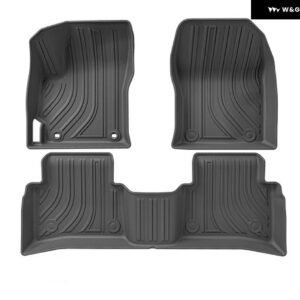 トヨタ カローラ 2019-2023 ハイブリッド TPE フロアマット 全ウェザー型フロアマットとカーゴ トランク ライナー クロス ハッチバック ではありません - Left Rudder 3pcs