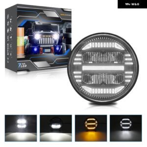 ジープ 作業灯 ヘッドライト 12V 24V 車両補助 DRL ウィンカー ヘッドランプ 運転用 DRL ラングラー JK TJ カマロ マツダ ハマー - 1pcs