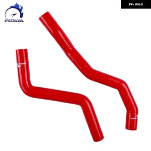 1995-1999 三菱 エクリプス 2G GSX GST 2.0T 4G63T シリコン ラジエーター クーラント パイプ チューブ ホース キット - Red