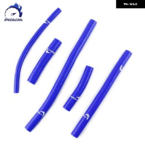 シリコン ラジエーター クーラントホースキット アプリリア SXV450 SXV550 RXV450 RXV550 2006-2012 2007 - 11 - Blue