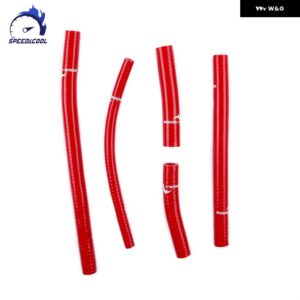 シリコン ラジエーター クーラントホースキット アプリリア SXV450 SXV550 RXV450 RXV550 2006-2012 2007 - 11 - Red