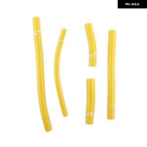 シリコン ラジエーター クーラントホースキット アプリリア SXV450 SXV550 RXV450 RXV550 2006-2012 2007 - 11 - Yellow