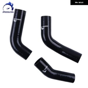 1980-1984 トヨタ ランドクルーザー FJ40 FJ45 4.2 2F シリコン ラジエーター ホースキット 1981 1982 1983 - black