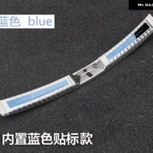 マツダ CX-5 CX5 304 2017 - 21 ステンレス リア バンパー プロテクター シル トランク トレッドプレート トリム カー スタイリング - Internal blue